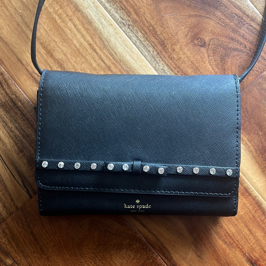 Black Bow Kate Spade Crossbody